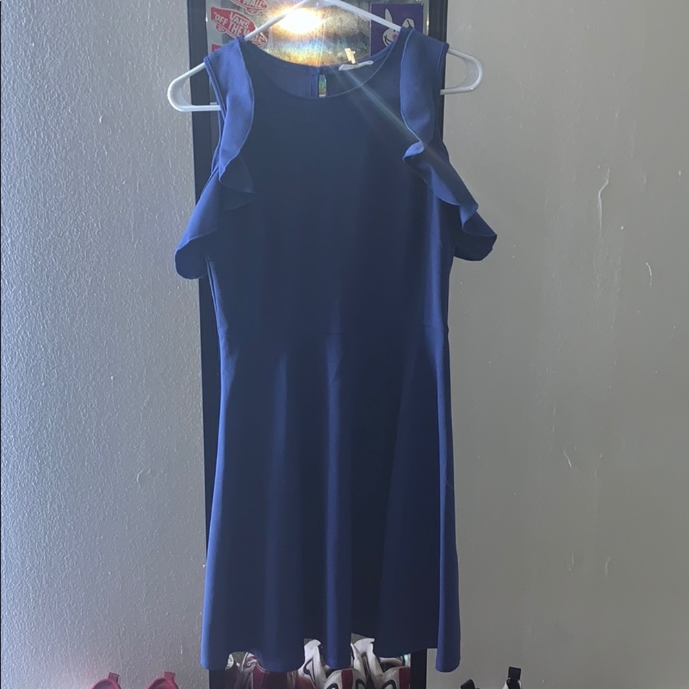 Blue dress